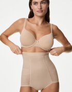 Marks & Spencer Оформящи бикини с висока талия Бежов