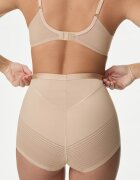 Marks & Spencer Оформящи бикини с висока талия Тъмнобежово