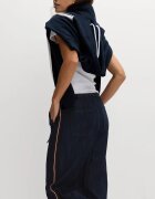Marks & Spencer Панталон с лиосел Тъмносин