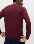 Marks & Spencer Пуловер от памук с реглан ръкави Бордо