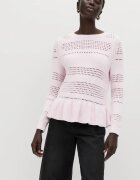 Marks & Spencer Пуловер с набирания Бледо розово