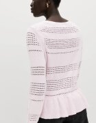 Marks & Spencer Пуловер с набирания Бледо розово
