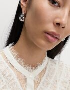 Marks & Spencer Риза с дантела Бял