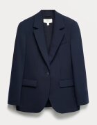 Marks & Spencer Сако с джобове с капаче и раздвоен ревер Тъмносин