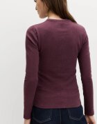 Marks & Spencer Слим блуза с овално деколте Бледовиолетов