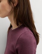 Marks & Spencer Слим блуза с овално деколте Бледовиолетов