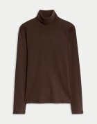 Marks & Spencer Слим поло Кафяв