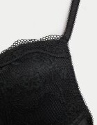 Marks & Spencer Сутиен с регулиращи се презрамки и дълбоко деколте Черен