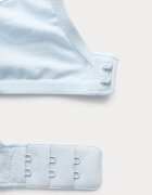 Marks & Spencer Сутиени с подплънки 3 броя Сив меланж/Син