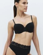 Marks & Spencer Танга с дантела - 5 чифта Черен