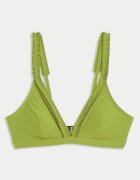 Marks & Spencer Триъгълна горна част на бански Лайм зелено