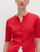 Marks & Spencer Жилетка с къси ръкави и копчета Аленочервен
