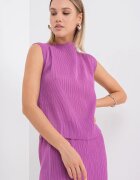 MAX&Co. Блуза без ръкави Leslie с набирания Орхидеи
