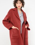MAX&Co. Палто Tarocco с уголемени джобове Бледочервен