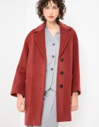 MAX&Co. Палто Tarocco с уголемени джобове Бледочервен