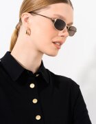 MAX&Co. Слънчеви очила с метална рамка Златист