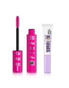 Maybelline NY Комплект Maybelline New York: Спирала Lash Sensational Firework 10 мл + Спирала за фиксиране на вежди Lash SuperLock Brow Glue 7 мл