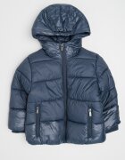 Mayoral Капитонирано зимно яке с качулка Петролно синьо