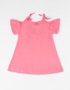 Mayoral Рокля с принт и панделки Жълт/Розово