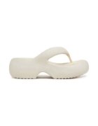 Melissa Дамски джапанки Free Fuzzy Platform Ad M 35875 - бежови - пластмасови