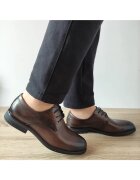 Mels Елегантни мъжки обувки 10577 Brown - Кафяви