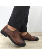 Mels Елегантни мъжки обувки B16233 Brown - Кафяви
