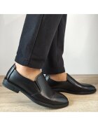 Mels Елегантни мъжки обувки B16235 Black - черни
