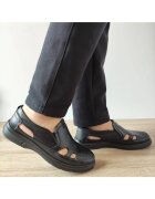 Mels Мъжки перфорирани обувки 883L99 Black.Jpg - черни