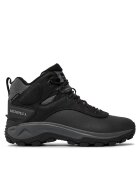 MERRELL Мъжки туристически обувки Kiruna 2 Mid - естествена кожа - черни