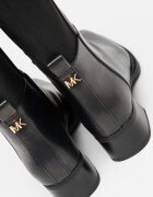 Michael Kors Ботуши от еко кожа с масивен ток Черен