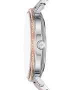 Michael Kors Часовник от неръждаема стомана с двуцветен дизайн Rose Gold/Сребрист