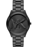 Michael Kors Часовник от неръждаема стомана с лого на циферблата