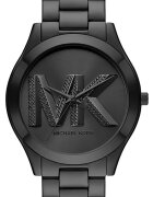 Michael Kors Часовник от неръждаема стомана с лого на циферблата