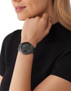 Michael Kors Часовник от неръждаема стомана с лого на циферблата