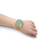 Michael Kors Дамски часовник Lexington Аналогов 822380332 Златист