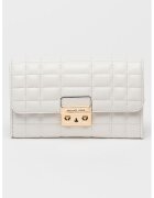 Michael Kors Капитонирана кожена чанта за рамо