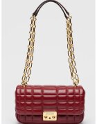 Michael Kors Капитонирана кожена чанта за рамо Tribeca