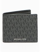 Michael Kors Кожен портфейл с двойно прегъване и шарка на лога