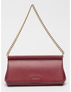 Michael Kors Кожена чанта Carmine с презрамка с верижка