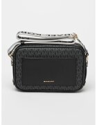 Michael Kors Кожена чанта през рамо Jet Set с пискюл