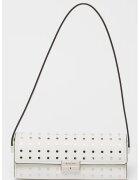 Michael Kors Кожена чанта през рамо с нитове