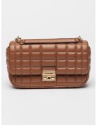 Michael Kors Кожена чанта през рамо Tribeca с презрамка-верижка