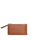 Michael Kors Кожена чанта Solara Ultra - Кафяв