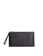 Michael Kors Кожена чанта Valora Plus - Черен