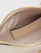 Michael Kors Кожена чанта за рамо Kyla Крем