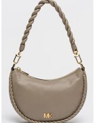 Michael Kors Кожена чанта за рамо Kyla - Сиво-кафяв