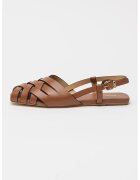 Michael Kors Кожени сандали с квадратен връх