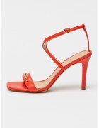 Michael Kors Кожени сандали с ток и метален детайл