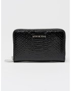 Michael Kors Лачено кожено портмоне Bryant с шагрен