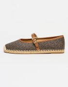 Michael Kors Пантофки Lynn Signature тип Mary Jane с монограм Кафяв